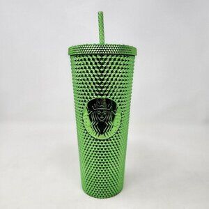 Starbucks Holiday 2023 Green Studded Tumbler 24 oz Coffee Winter Bling Brand New